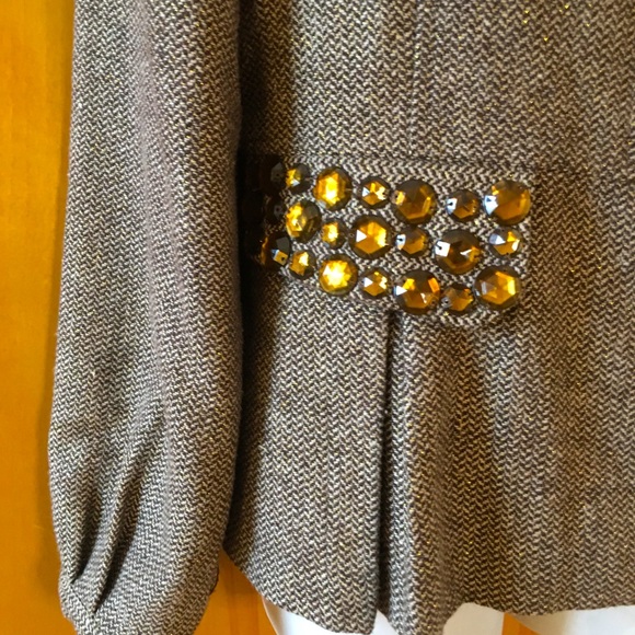 Lucy Paris embellished tweed Jacket - Picture 4 of 5